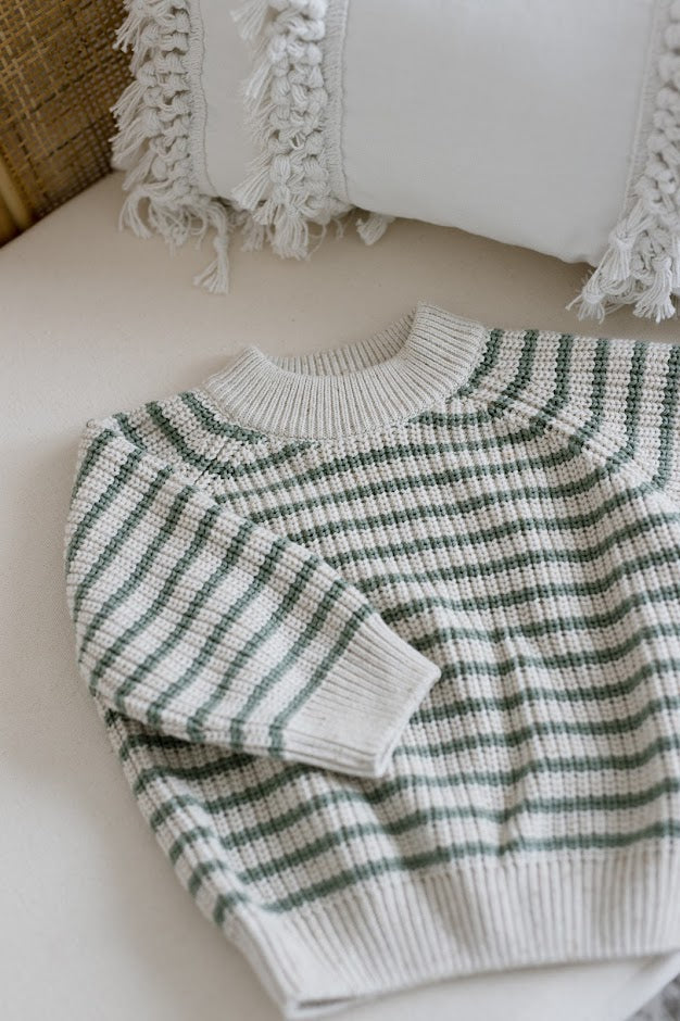 Raglan Striped Jumper