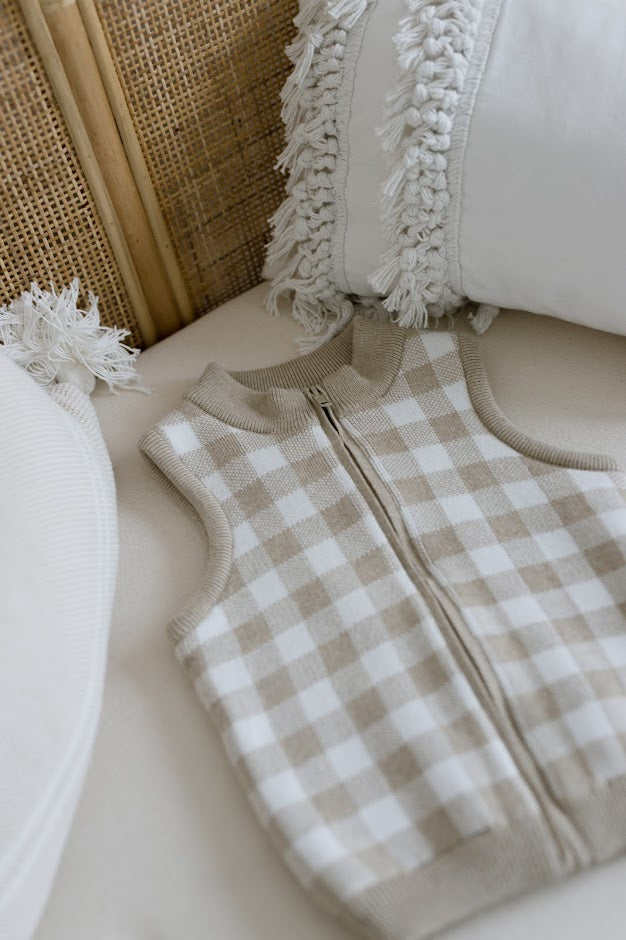 Knitted Sherpa Vest
