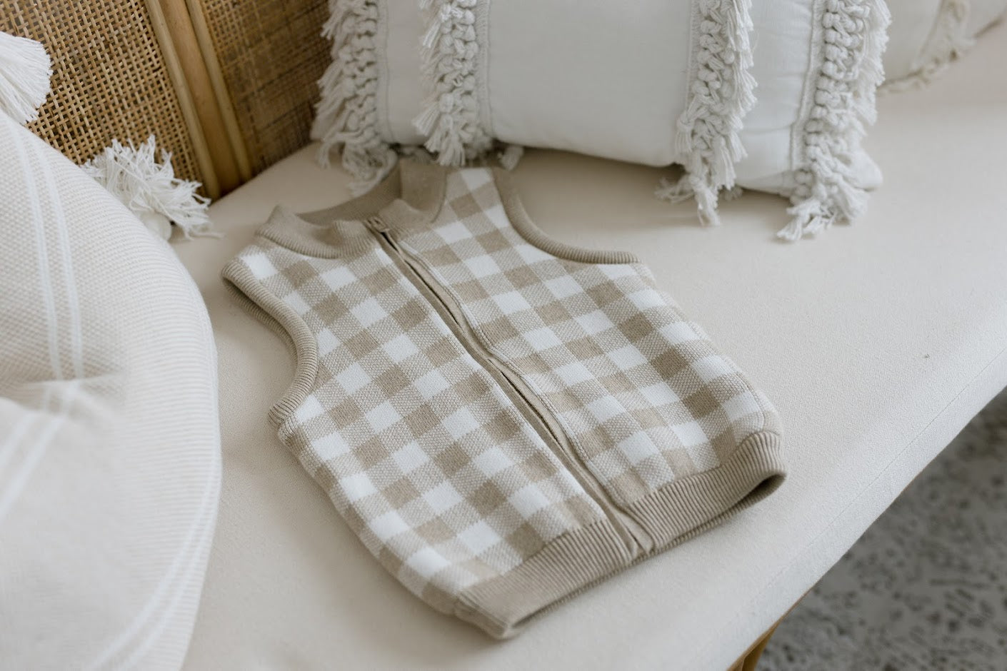 Knitted Sherpa Vest