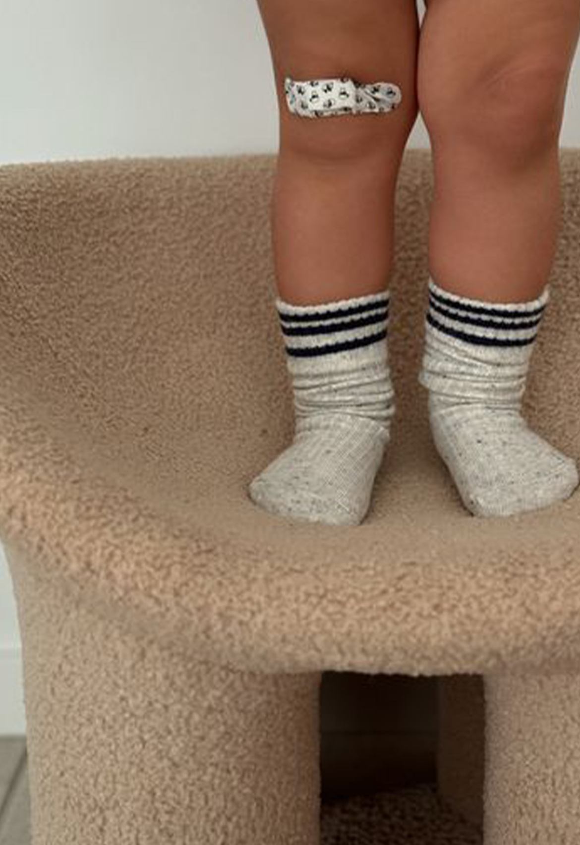 Navy Varsity Sock