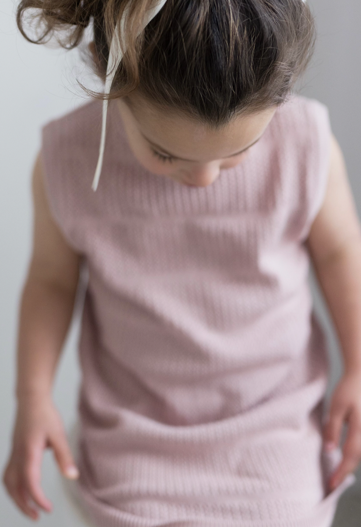 Pointelle Knit Dress (Mauve)