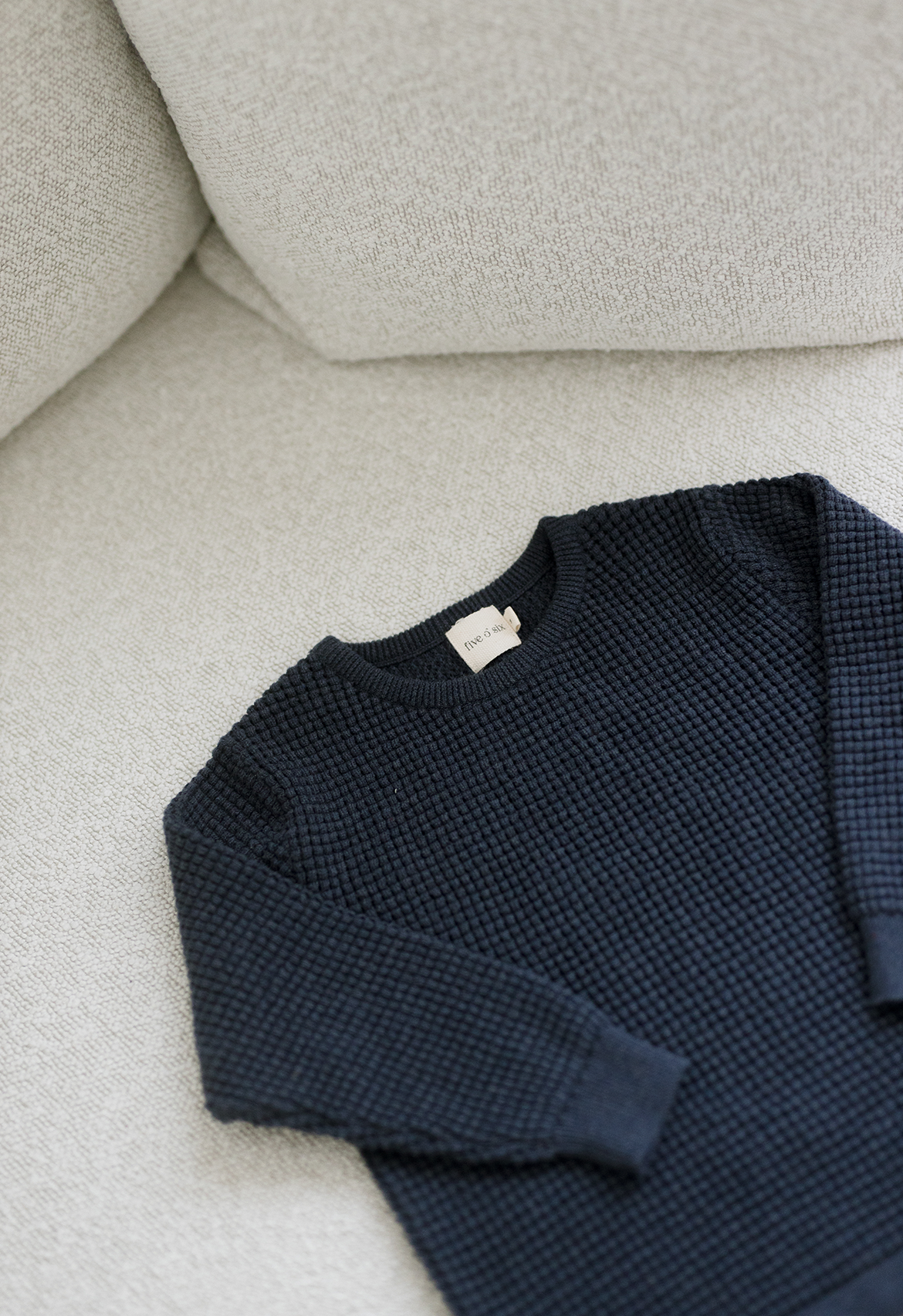 Waffle Jumper (Midnight Blue)