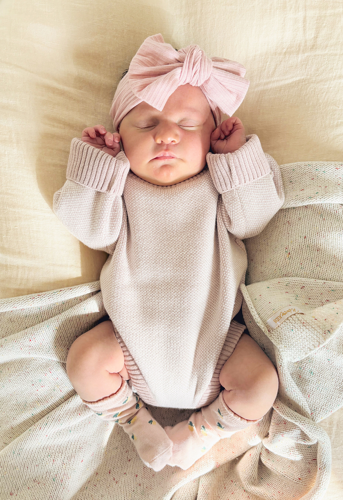 Birdseye Baby Romper (Mauve)