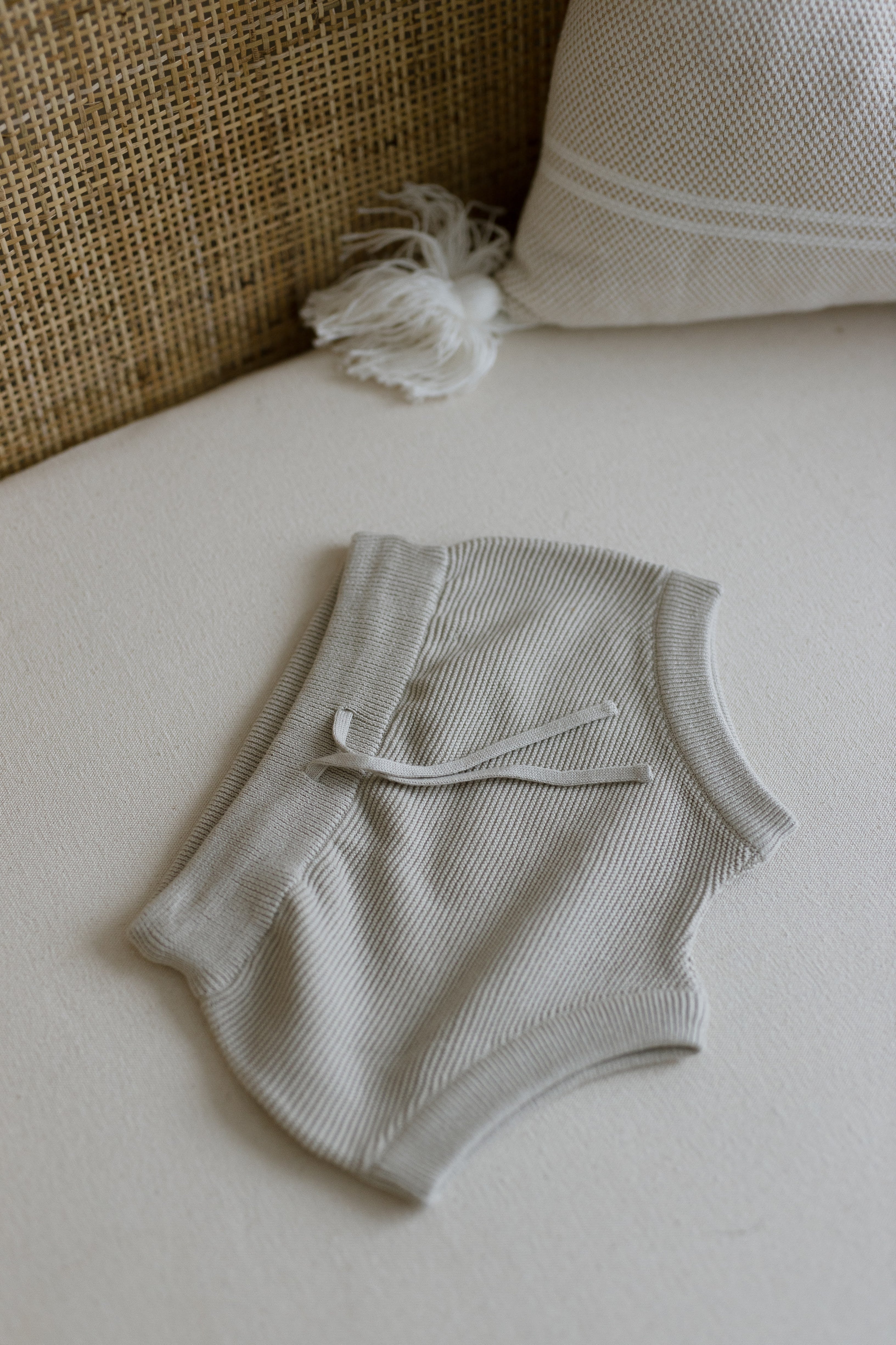Knit Bloomer and Singlet (moonbeam)