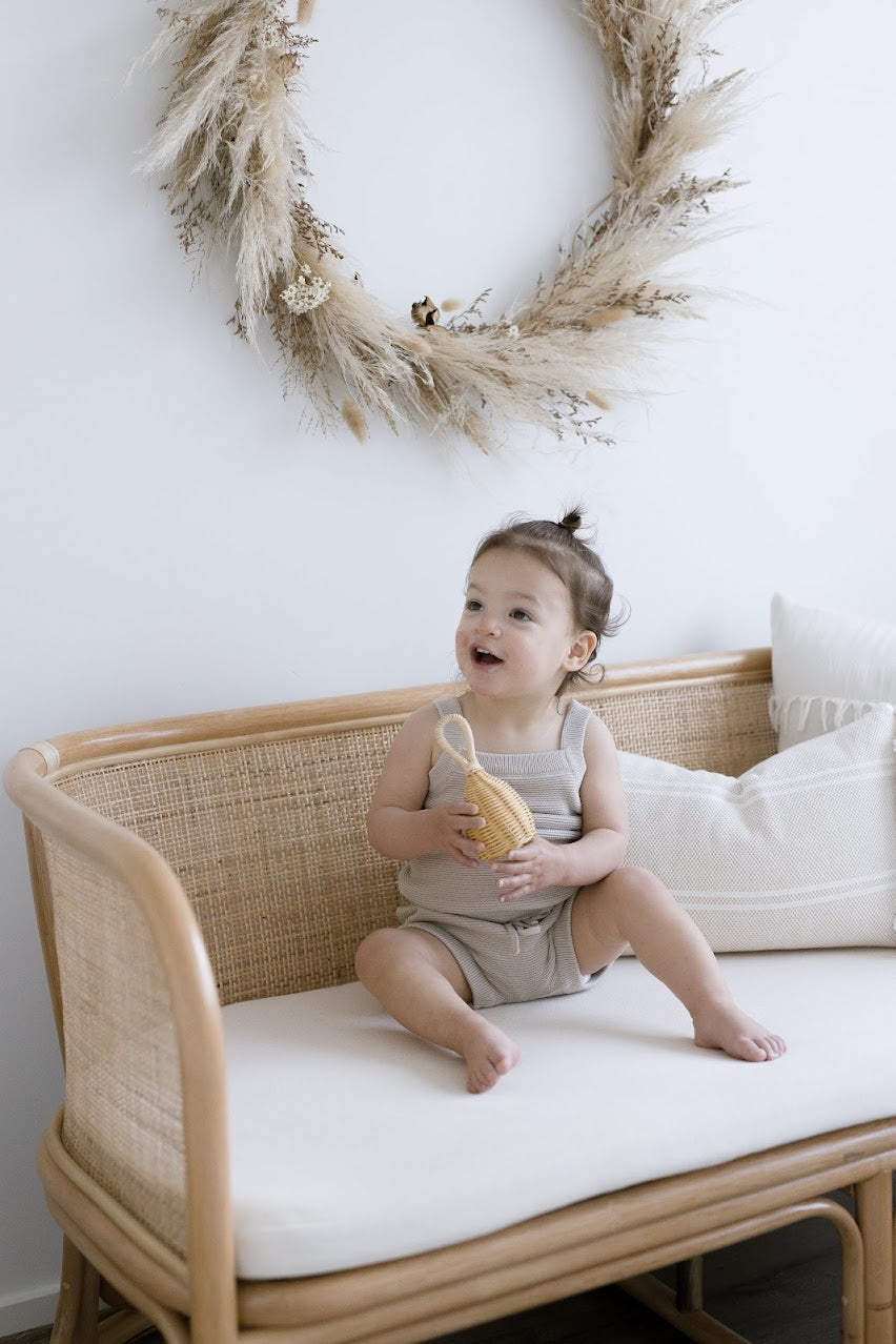 Knit Bloomer and Singlet (moonbeam)