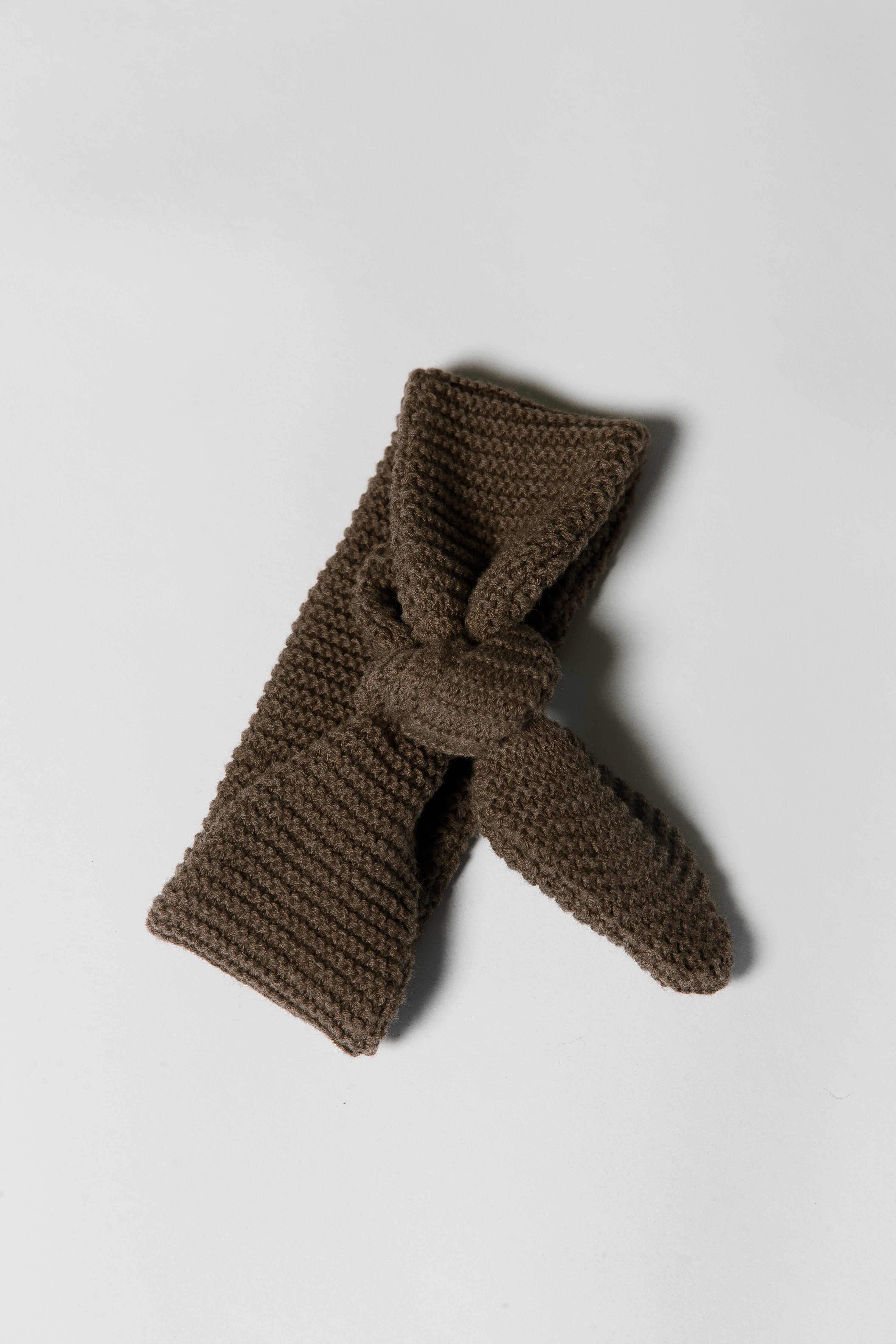 Knit Top Knot (Truffle)
